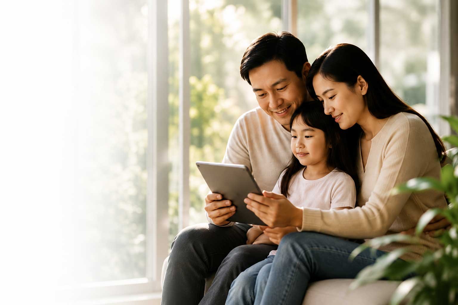Family using OURLIFE.PH